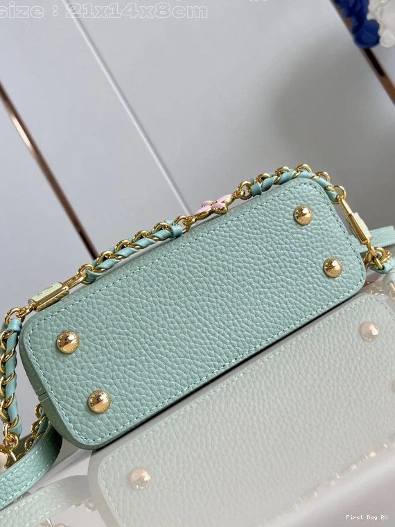 First bags ru reviews LOUIS MINI-21*14*8CM VUITTON CAPUCINES 0713